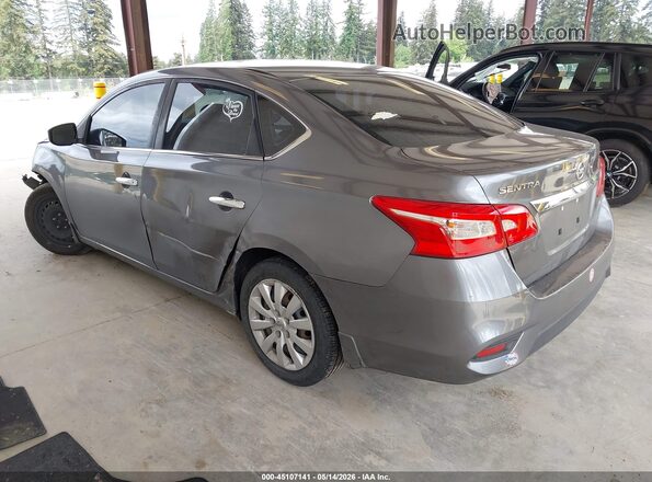 3N1AB7AP6JY338306 2018 NISSAN SENTRA Gray Tył lewy