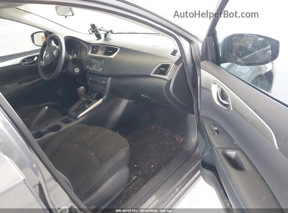 3N1AB7AP6JY338306 2018 NISSAN SENTRA Gray Widok wnętrza z przodu