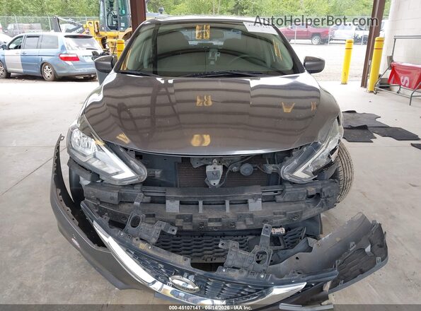 3N1AB7AP6JY338306 2018 NISSAN SENTRA Gray Widok wnętrza z tyłu