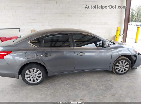 3N1AB7AP6JY338306 2018 NISSAN SENTRA Gray Widok wnętrza 360 stopni