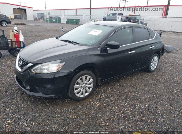 3N1AB7AP6JY340489 2018 NISSAN SENTRA Black Vista tres cuartos delantera izquierda
