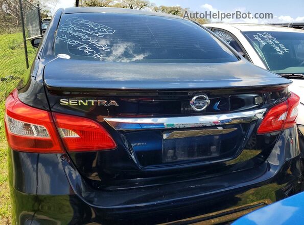 3N1AB7AP6KY208043 2019 NISSAN SENTRA Black Vista trasera