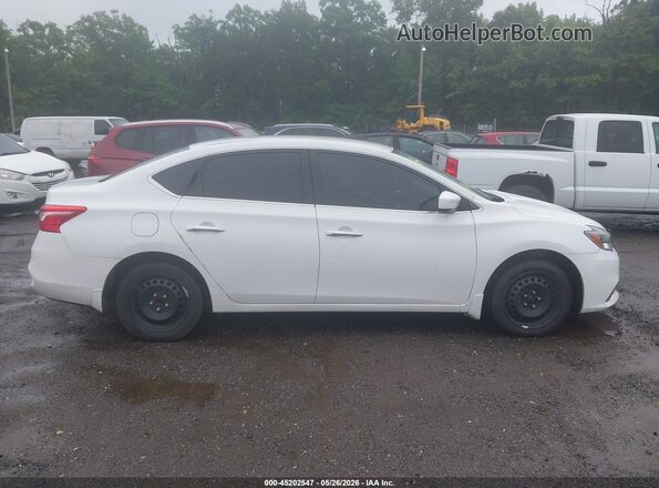 3N1AB7AP6KY214814 2019 NISSAN SENTRA White უკანა სალონის ხედი