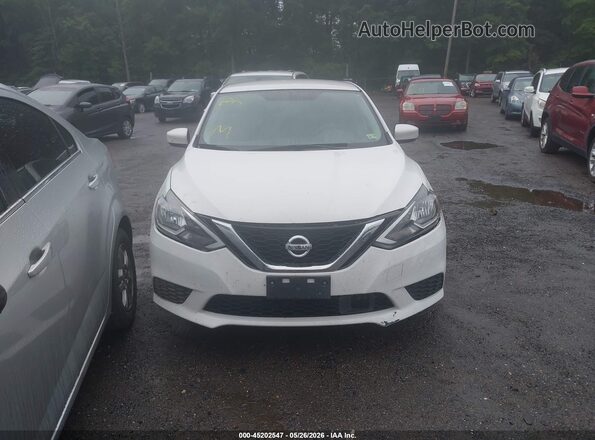 3N1AB7AP6KY214814 2019 NISSAN SENTRA White ხელსაწყოთა პანელის ხედი