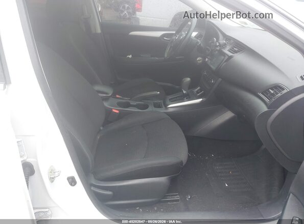 3N1AB7AP6KY214814 2019 NISSAN SENTRA White წინა სალონის ხედი