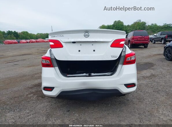 3N1AB7AP6KY224307 2019 NISSAN SENTRA White წინა ხედი
