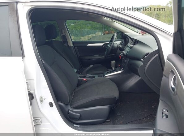 3N1AB7AP6KY224307 2019 NISSAN SENTRA White წინა სალონის ხედი