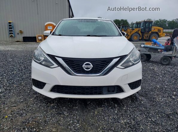 3N1AB7AP6KY248056 2019 NISSAN SENTRA White წინა ხედი