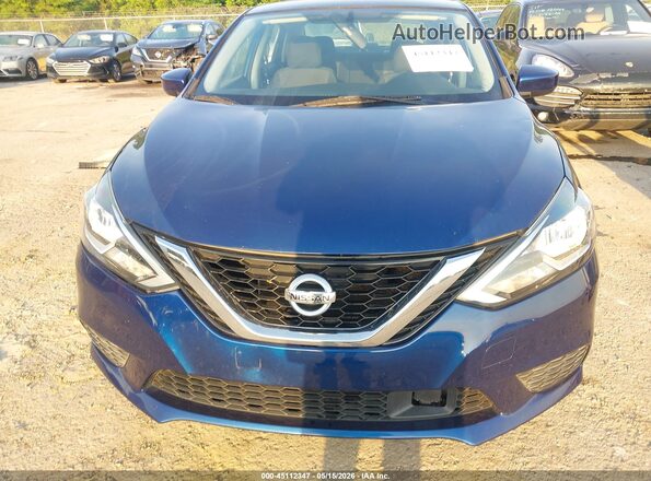 3N1AB7AP6KY252107 2019 NISSAN SENTRA Blue Դիմացի տեսք