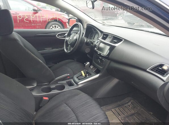 3N1AB7AP6KY300480 2019 NISSAN SENTRA Blue Front interior view