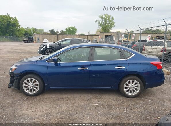 3N1AB7AP6KY300480 2019 NISSAN SENTRA Blue 
