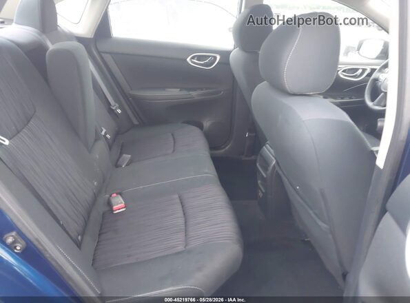 3N1AB7AP6KY304576 2019 NISSAN SENTRA Blue VIN კოდის სტიკერის ხედი