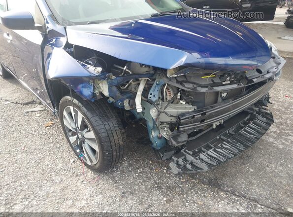 3N1AB7AP6KY304576 2019 NISSAN SENTRA Blue წინა ხედი