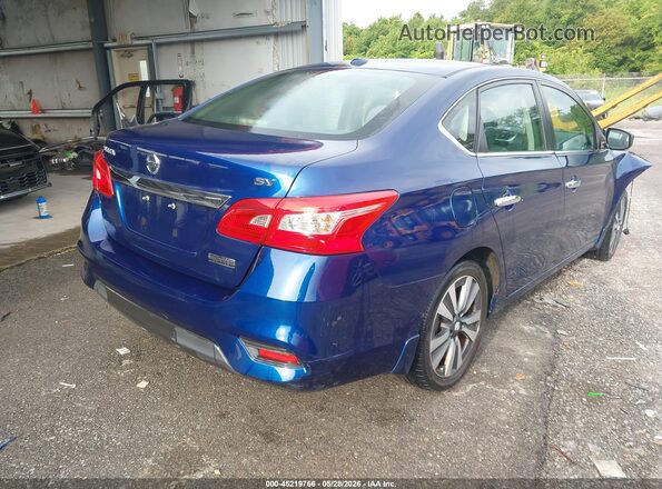 3N1AB7AP6KY304576 2019 NISSAN SENTRA Blue უკანა მარჯვენა