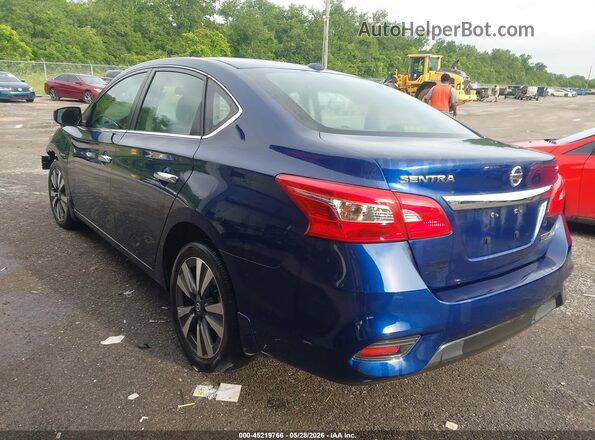 3N1AB7AP6KY304576 2019 NISSAN SENTRA Blue უკანა მარცხენა