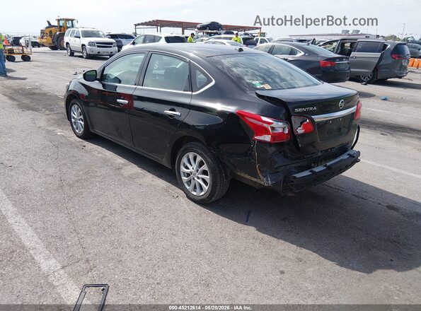 3N1AB7AP6KY339814 2019 NISSAN SENTRA Black Tył lewy