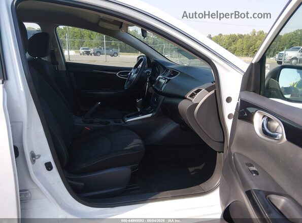 3N1AB7AP6KY345497 2019 NISSAN SENTRA White Widok wnętrza z przodu