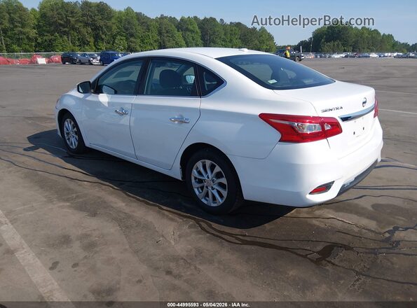 3N1AB7AP6KY345497 2019 NISSAN SENTRA White Tył lewy
