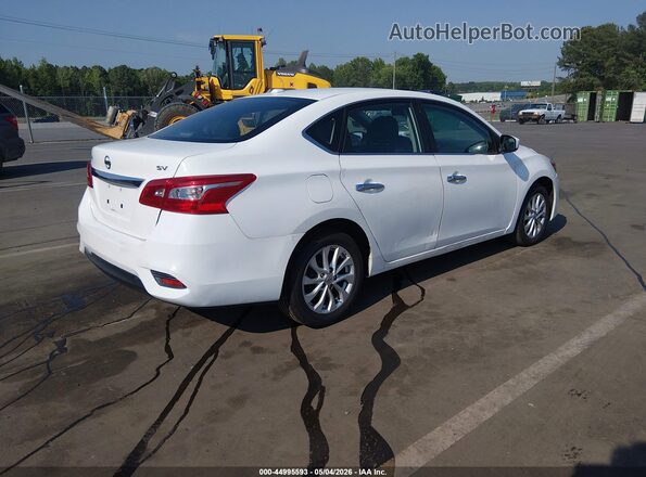3N1AB7AP6KY345497 2019 NISSAN SENTRA White Tył prawy