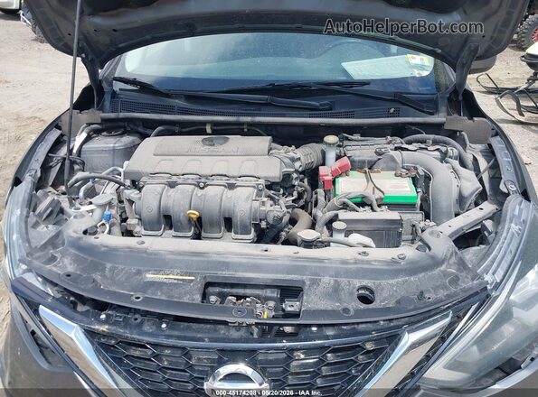 3N1AB7AP6KY396398 2019 NISSAN SENTRA Gray Rear view
