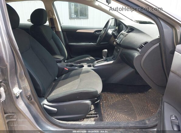 3N1AB7AP6KY396398 2019 NISSAN SENTRA Gray Front interior view
