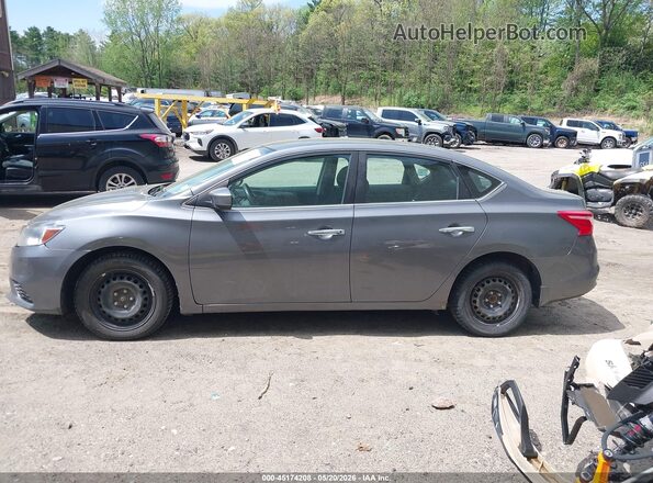 3N1AB7AP6KY396398 2019 NISSAN SENTRA Gray 360 interior view