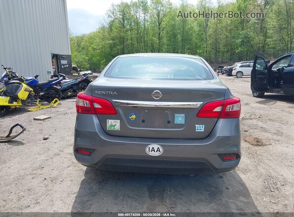3N1AB7AP6KY396398 2019 NISSAN SENTRA Gray 