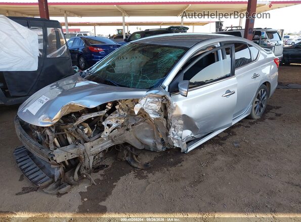 3N1AB7AP7GY272745 2016 NISSAN SENTRA Gray Առջևի ձախ երեք քառորդ տեսարան