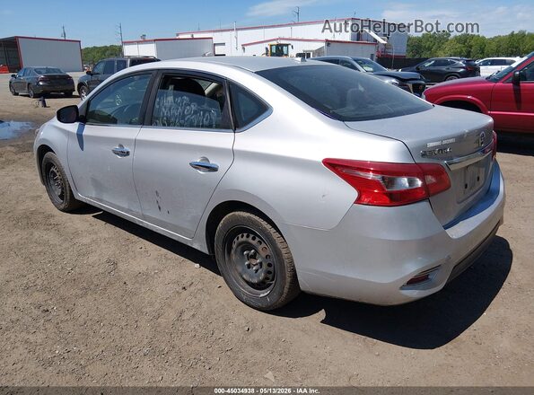 3N1AB7AP7HL696750 2017 NISSAN SENTRA Серебряный 