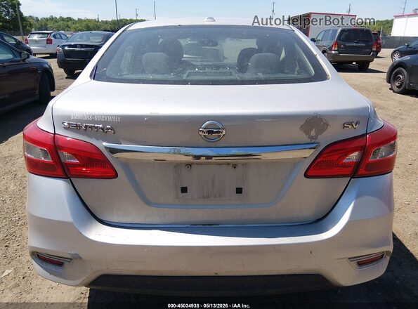 3N1AB7AP7HL696750 2017 NISSAN SENTRA Серебряный 