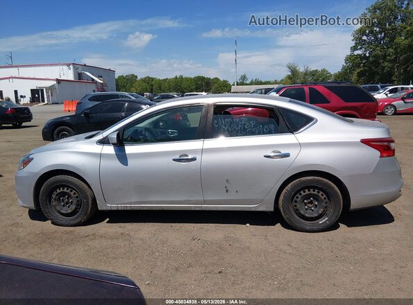 3N1AB7AP7HL696750 2017 NISSAN SENTRA Серебряный 