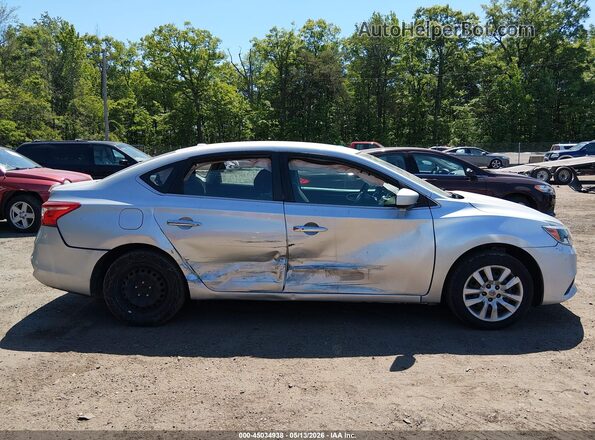 3N1AB7AP7HL696750 2017 NISSAN SENTRA Серебряный 