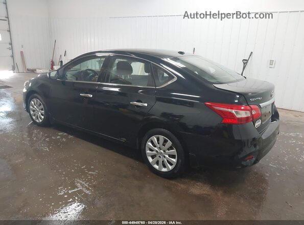 3N1AB7AP7HL717662 2017 NISSAN SENTRA Black Trasero izquierdo