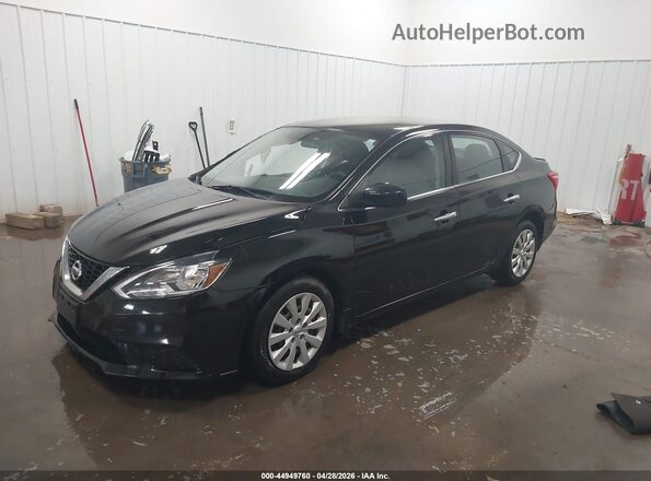 3N1AB7AP7HL717662 2017 NISSAN SENTRA Black Vista tres cuartos delantera izquierda