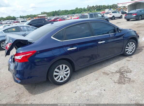 3N1AB7AP7HY329348 2017 NISSAN SENTRA Blue Trasero derecho