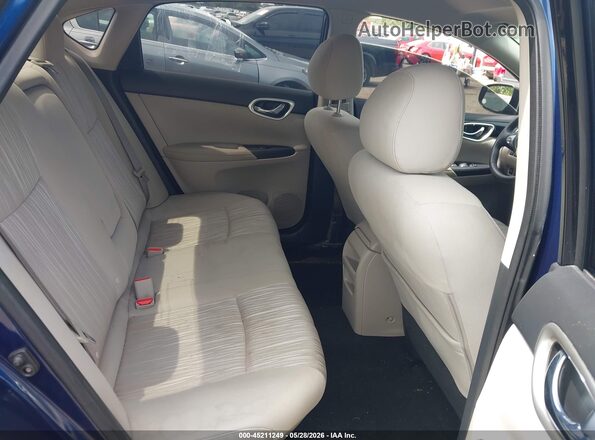 3N1AB7AP7HY329348 2017 NISSAN SENTRA Blue Vista de la etiqueta del VIN