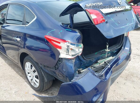 3N1AB7AP7HY329348 2017 NISSAN SENTRA Blue Vista frontal