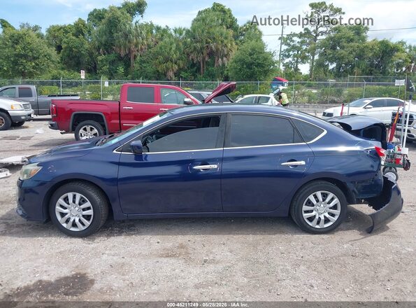 3N1AB7AP7HY329348 2017 NISSAN SENTRA Blue Vista interior de 360 grados