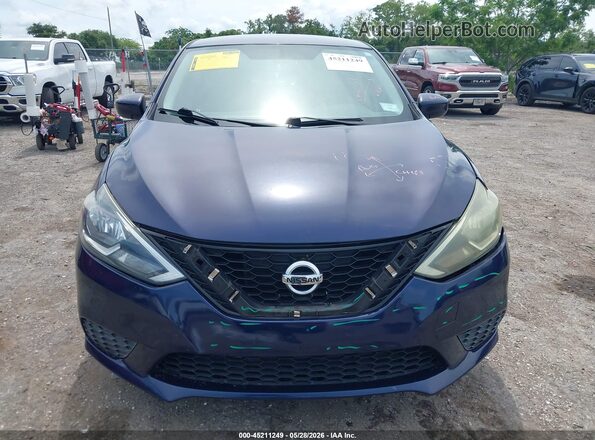 3N1AB7AP7HY329348 2017 NISSAN SENTRA Blue Vista del cuadro de instrumentos