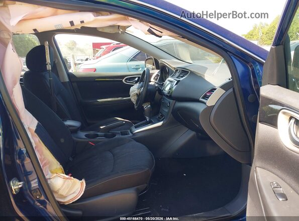 3N1AB7AP7HY355996 2017 NISSAN SENTRA Blue Front interior view