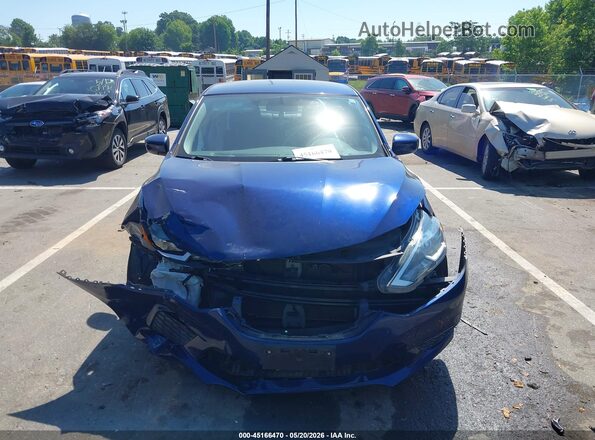 3N1AB7AP7HY355996 2017 NISSAN SENTRA Blue Rear interior view