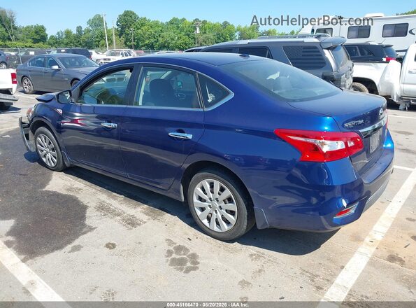 3N1AB7AP7HY355996 2017 NISSAN SENTRA Blue Rear left