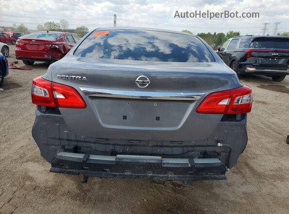3N1AB7AP7HY368859 2017 NISSAN SENTRA Gray Вид ззаду