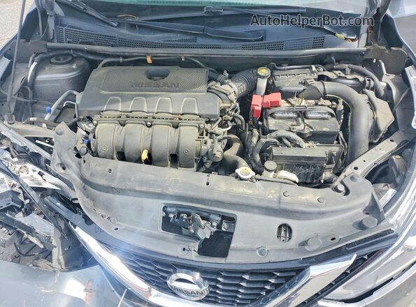 3N1AB7AP7HY379084 2017 NISSAN SENTRA Gray Вид задньої частини салону