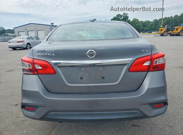 3N1AB7AP7HY379084 2017 NISSAN SENTRA Gray Вид ззаду