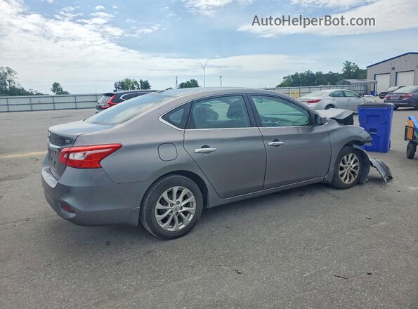 3N1AB7AP7HY379084 2017 NISSAN SENTRA Gray Задня права чверть
