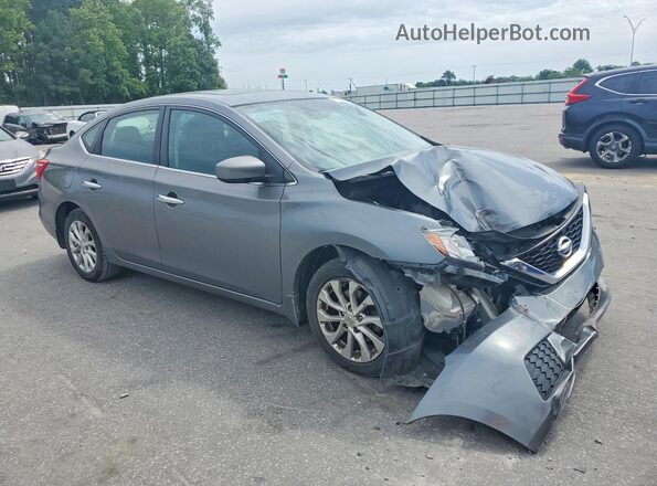 3N1AB7AP7HY379084 2017 NISSAN SENTRA Gray Передня права чверть