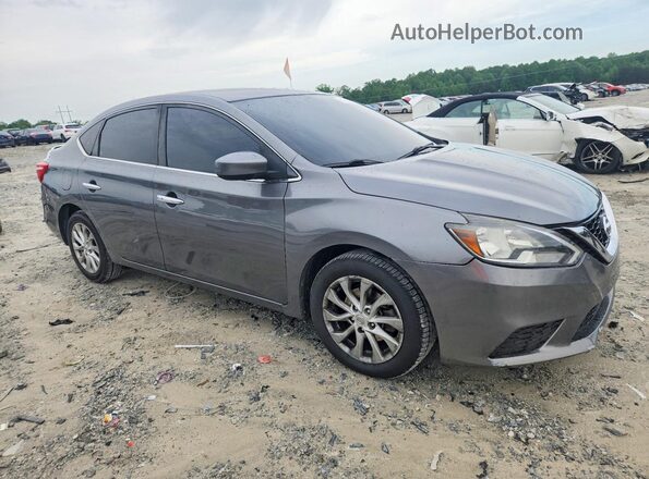3N1AB7AP7JL617972 2018 NISSAN SENTRA Gray Դիմացի տեսք