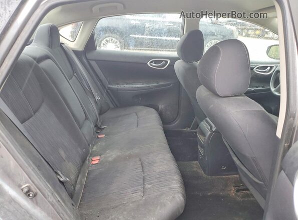 3N1AB7AP7JL622072 2018 NISSAN SENTRA Gray Widok tylnych siedzeń