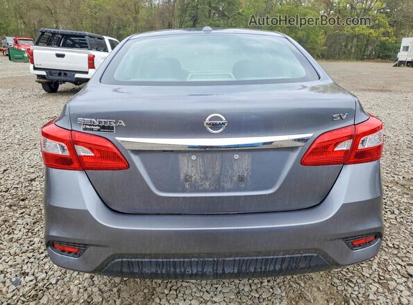 3N1AB7AP7JL622072 2018 NISSAN SENTRA Gray Widok z tyłu